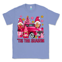 Colony Blue Tis' the season pink Christmas gnomes truck Classic Tee - NancyCooperArtShop