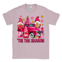 Lilac Tis' the season pink Christmas gnomes truck Classic Tee - NancyCooperArtShop