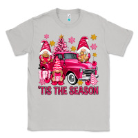Moon Dust Tis' the season pink Christmas gnomes truck Classic Tee - NancyCooperArtShop