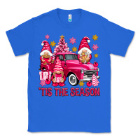 True Royal Tis' the season pink Christmas gnomes truck Classic Tee - NancyCooperArtShop