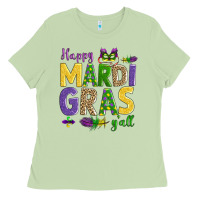 Matcha happy mardi gras y'all Ladies Tee - AdoDesignShop