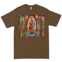 Cacao our lady of Guadalupe serape Premium Tee - BarkalooDesign