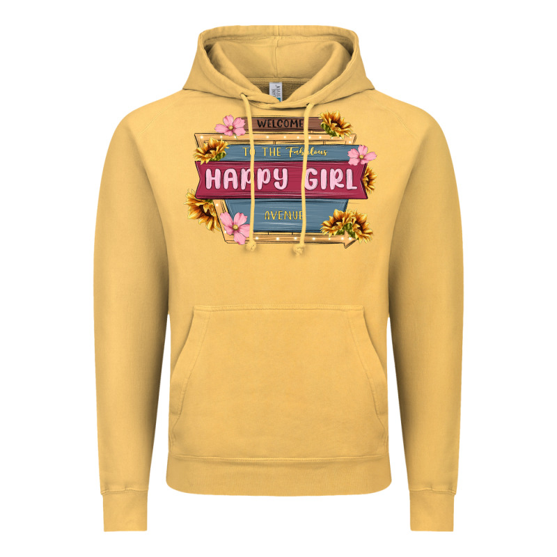 Welcome To The Fabulous Happy Girl Avenue Vintage Hoodie by MaliasSmallBusiness | Teevron