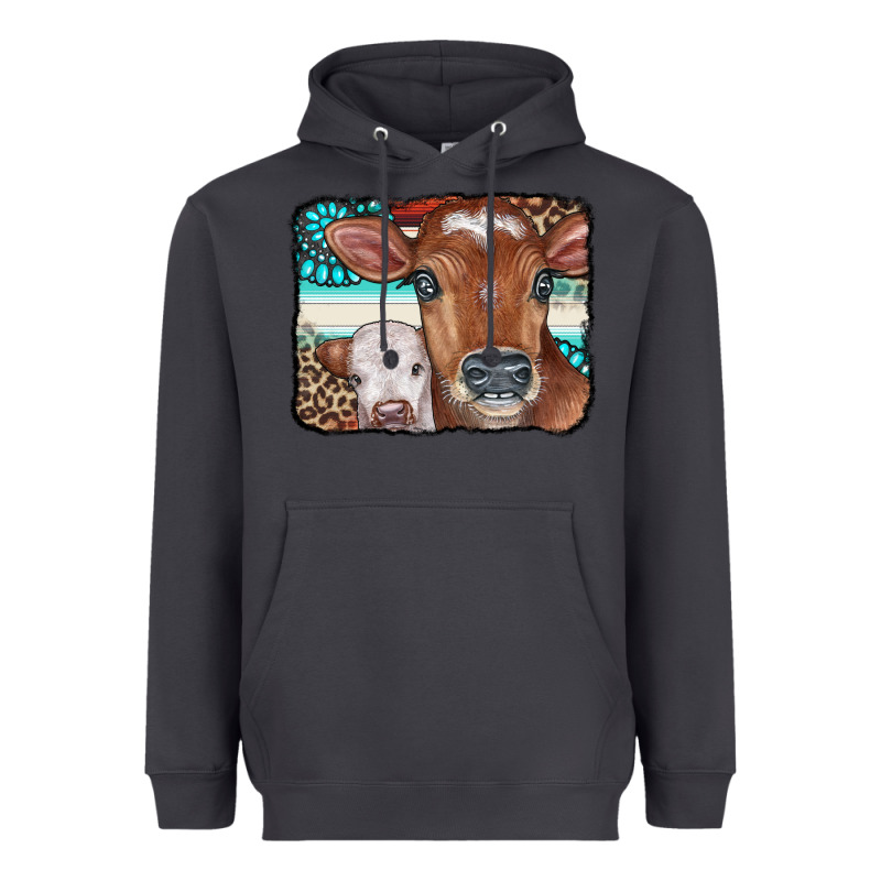 Cows Serape Leopard Gemstone Heavyweight Hoodie by CowCowDesign | Teevron