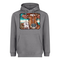 Storm Cows Serape Leopard Gemstone Heavyweight Hoodie - CowCowDesign