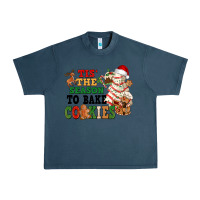 Midnight Navy Tis' the season to bake cookies Urban Heavy Tee - NancyCooperArtShop