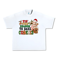 White Tis' the season to bake cookies Urban Heavy Tee - NancyCooperArtShop