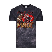 Cloud Black small town big pride red Vintage Tee - MaliasSmallBusiness