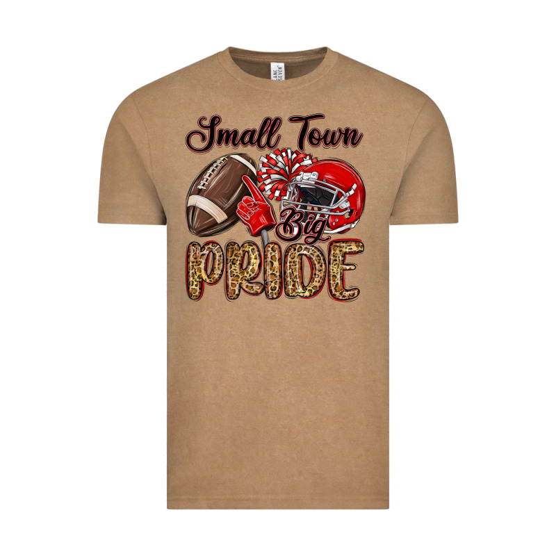 Small Town Big Pride Red Vintage Tee by MaliasSmallBusiness | Teevron