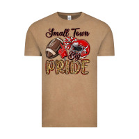 Vintage Coffee small town big pride red Vintage Tee - MaliasSmallBusiness