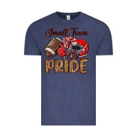 Vintage Denim small town big pride red Vintage Tee - MaliasSmallBusiness