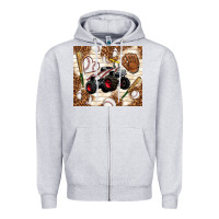 Heather Grey baseball crusher Zipper Hoodie - TumblerDesignByShophia