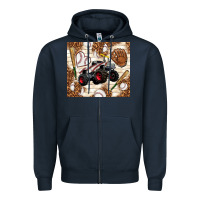 Navy baseball crusher Zipper Hoodie - TumblerDesignByShophia