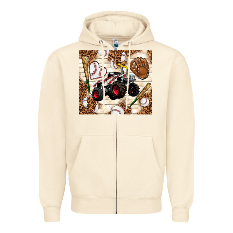 Baseball Crusher Zipper Hoodie by TumblerDesignByShophia | Teevron