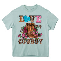 Arona valentines day love my cowboy Heavy Core Tee - AdoDesignShop