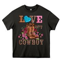 Asphalt valentines day love my cowboy Heavy Core Tee - AdoDesignShop
