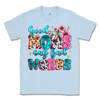 Dusty Blue good moms say bad words Classic Tee - MaliasSmallBusiness