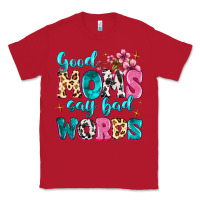 Red good moms say bad words Classic Tee - MaliasSmallBusiness
