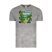 Cloud Rock cactus cowhide coaster Vintage Tee - JahusDesignShop