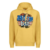Antique Gold All american dad 4th of july Premium Hoodie - CowGirlArtShop