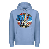 Colony Blue All american dad 4th of july Premium Hoodie - CowGirlArtShop