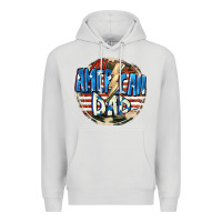 Dove Grey All american dad 4th of july Premium Hoodie - CowGirlArtShop