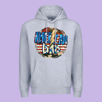 All American Dad 4th Of July Premium Hoodie Designed By Cowgirlartshop