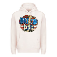 Pale Pink All american dad 4th of july Premium Hoodie - CowGirlArtShop
