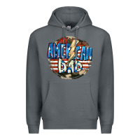 Rock All american dad 4th of july Premium Hoodie - CowGirlArtShop
