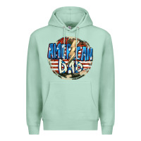 Seafoam All american dad 4th of july Premium Hoodie - CowGirlArtShop