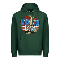Sports Green All american dad 4th of july Premium Hoodie - CowGirlArtShop
