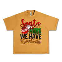 Peanut Butter Santa here we have cookies Urban Heavy Tee - NancyCooperArtShop