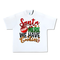 White Santa here we have cookies Urban Heavy Tee - NancyCooperArtShop