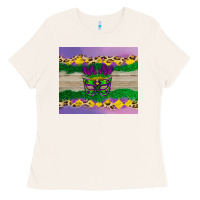 Bone mardi gras mask Ladies Tee - AdoDesignShop
