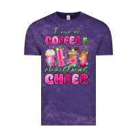Cloud Purple i run on coffee and christmas cheer Vintage Tee - MaliasSmallBusiness