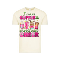 Vintage Arctic i run on coffee and christmas cheer Vintage Tee - MaliasSmallBusiness