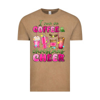 Vintage Coffee i run on coffee and christmas cheer Vintage Tee - MaliasSmallBusiness