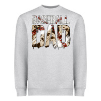 Heather Grey Baseball American Dad Heavyweight Sweatshirt - Bettercallsaul