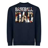 Navy Baseball American Dad Heavyweight Sweatshirt - Bettercallsaul