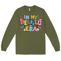 Army Green in my delulu era Long Sleeve Tee - Artiststas
