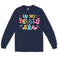 Navy in my delulu era Long Sleeve Tee - Artiststas