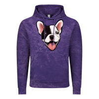 Cloud Purple French Bulldog Vintage Hoodie - Jasminsmagicworld