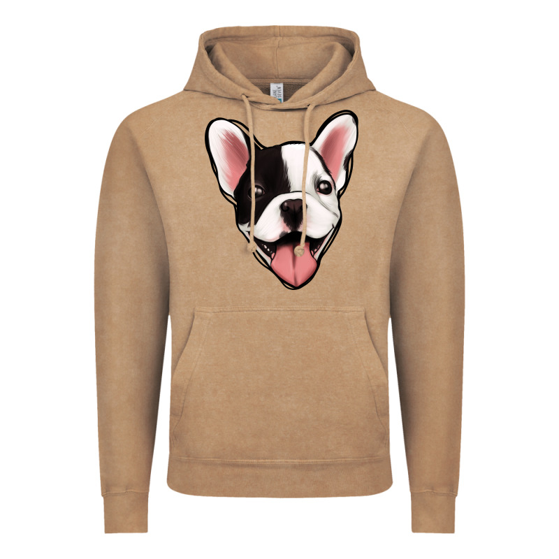 French Bulldog Vintage Hoodie by Jasminsmagicworld | Teevron