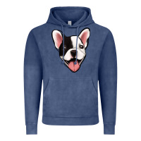 Vintage Denim French Bulldog Vintage Hoodie - Jasminsmagicworld
