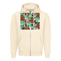Sandshell serape cowhide and leopard with glitter Zipper Hoodie - TumblerDesignByShophia