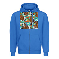 True Royal serape cowhide and leopard with glitter Zipper Hoodie - TumblerDesignByShophia