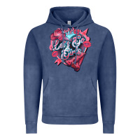Vintage Denim lets go girls pink Vintage Hoodie - NancyCooperArtShop