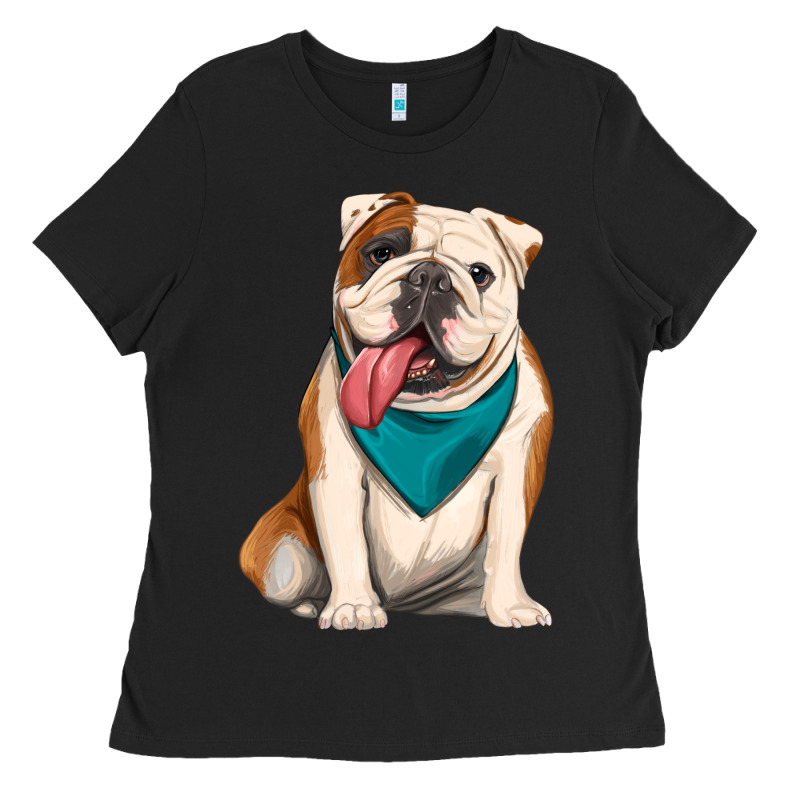English Bulldog Ladies Tee by Artiststas | Teevron