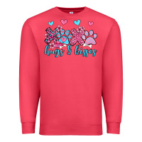 Cardinal xoxo hugs and kisses paws olivia Premium Sweatshirt - OliviaCreatesArt