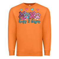 Carrot xoxo hugs and kisses paws olivia Premium Sweatshirt - OliviaCreatesArt